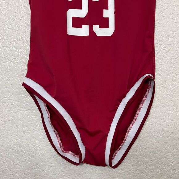 Headgear Urban Outfitters Bayside Slater Bodysuit Red and White Size S - Picture 9 of 14